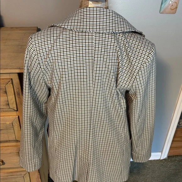 A New Day Blue & Charcoal Plaid Single Breast Blazer - Picture 13 of 13